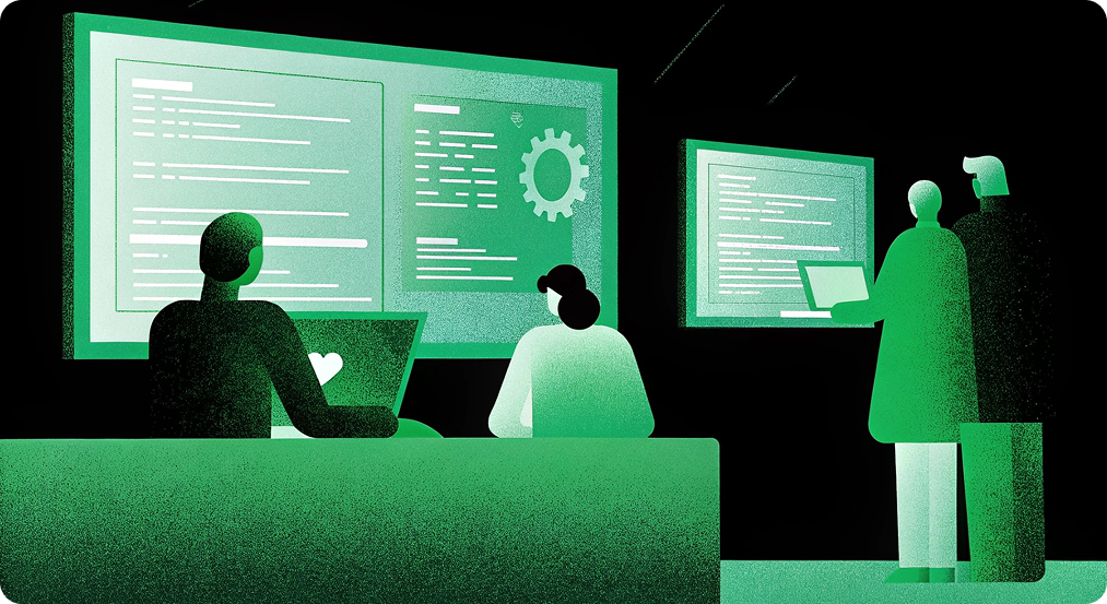 Team collaboration illustration